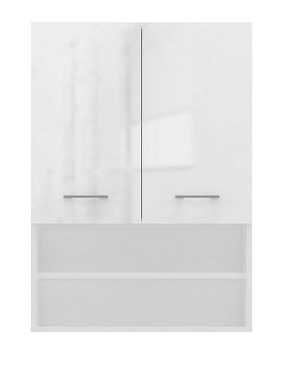 TOH Badezimmerschrank B63xT30xH90cm Weiß