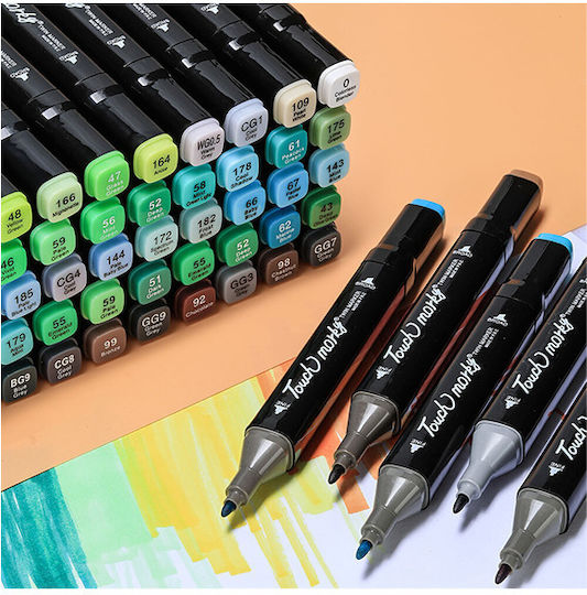 Permanent Drawing Markers Set 168pcs