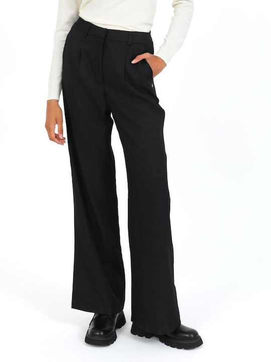 Doca Women's Fabric Trousers Black