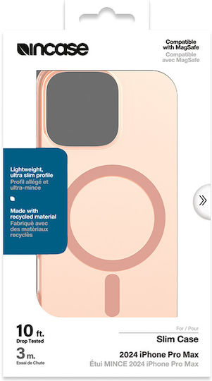 Incase Slim Case Magsafe iPhone 16 Pro Max Hülle Blush Pink