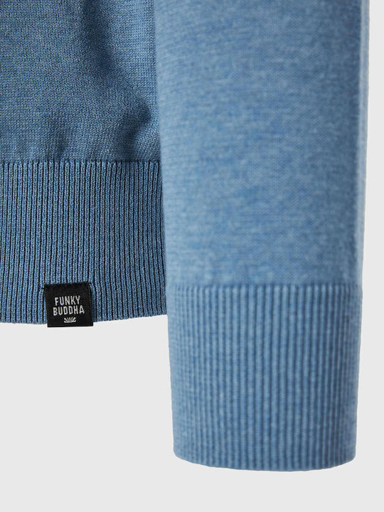 Long Sleeve Sweater Blue Light