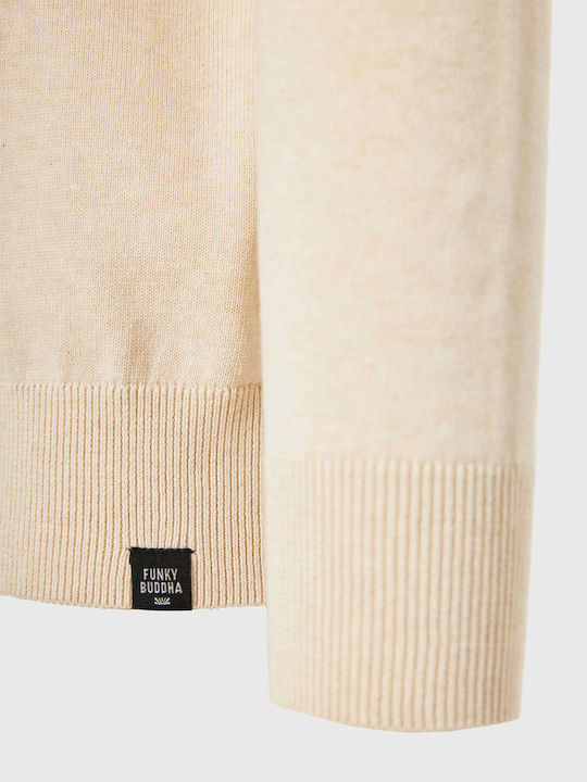 Long Sleeve Sweater Ecru, Chalk Mel