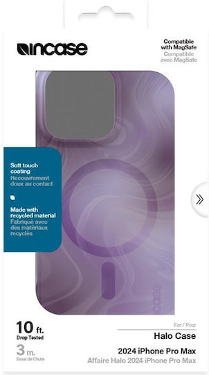 Carcasă Incase Halo Magsafe pentru iPhone 16 Pro Max, culoare Oil Slick Lilac
