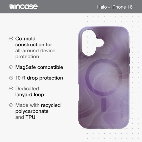 Incase Halo Case Magsafe Iphone 16 Pro Case Tidal Ocean