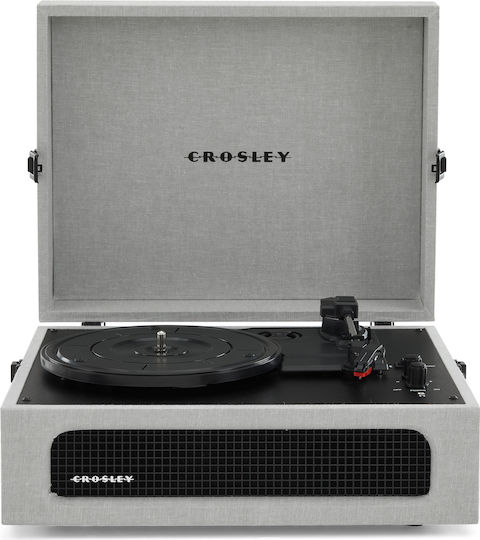 Crosley Voyager SF0005RP-GY1 Suitcase Turntables with Built-in Speakers Gray