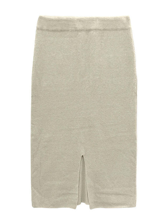 Midi Skirt Beige