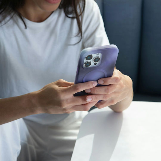 Carcasă Incase Halo Magsafe pentru iPhone 16 Pro, nuanță Oil Slick Lilac