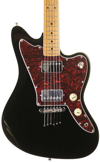 Jet Guitars Ηλεκτρική Κιθάρα με HH Διάταξη Μαγνητών Μαύρη