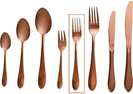 Espiel Prime Set Gabeln Obst/Dessert Edelstahl Rose Gold 17.8cm 12Stück Espiel Prime Set Gabeln Obst/Dessert Edelstahl Rose Gold 17.8cm 12Stück