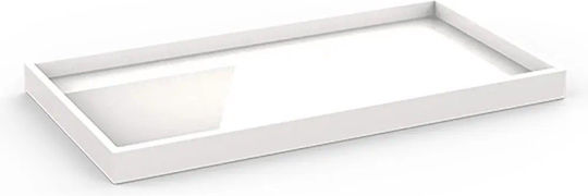Walther Servierplatte Oval aus Porzellan Weiß 30x16cm 1Stück