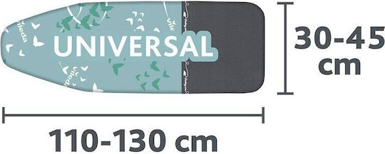 Vileda Park and Go Ironing Board Cover Green 130x45cm