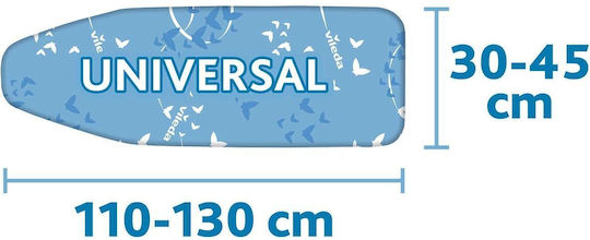 Vileda Comfort Plus Ironing Board Cover Blue 130x40cm