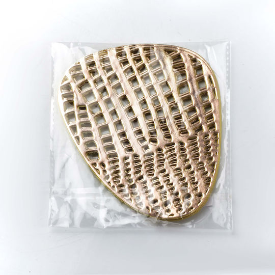 Mondex Σουβέρ Μεταλλικό Χρυσό 10x13cm 4τμχ Mondex Σουβέρ Μεταλλικό Χρυσό 10x13cm 4τμχ