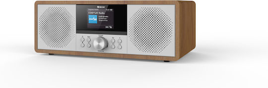 Denver MIR-270DW Φορητό Ηχοσύστημα με Bluetooth / CD / Ραδιόφωνο Καφέ