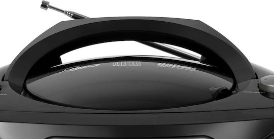 Blaupunkt Boombox BB18BK Φορητό Ηχοσύστημα με CD / MP3 / USB / Ραδιόφωνο Μαύρο