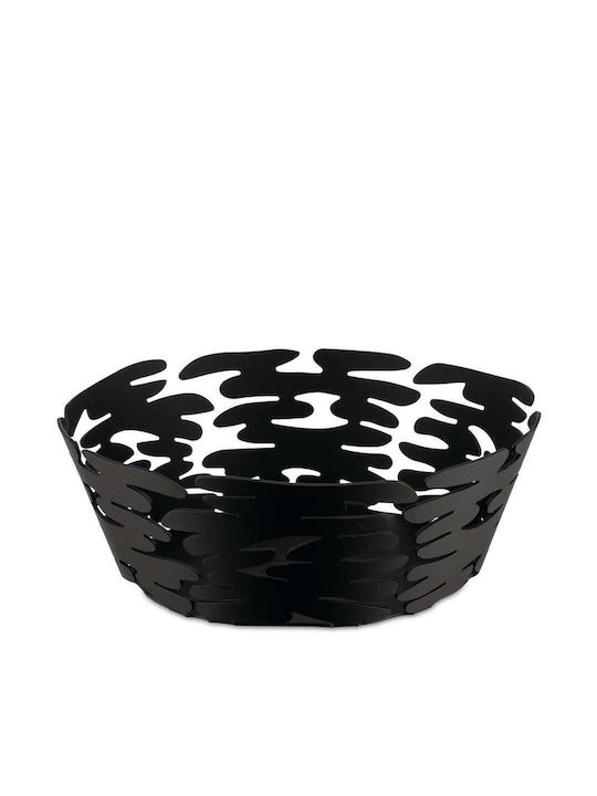 Alessi Φρουτιέρα Inox Μαύρη 21x18x10εκ.