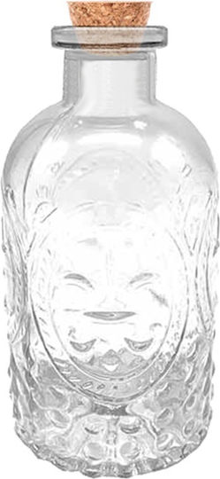 Ready Flasche Wasser Glas mit Korken Transparent