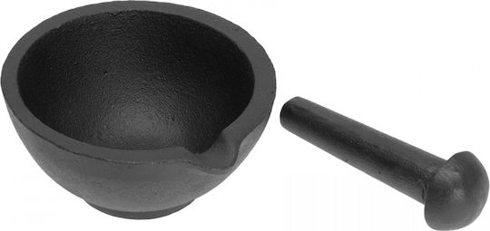 KING Hoff Cast Iron Mortar 13x13cm