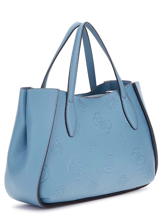 Guess Girlfriend Satchel Women's Bag Hand Blue