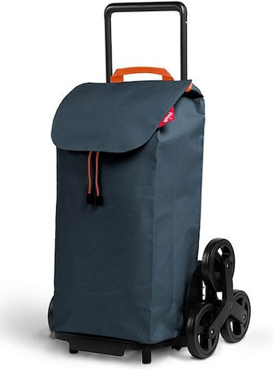 Shopping Trolley Gray 41x35x93cm