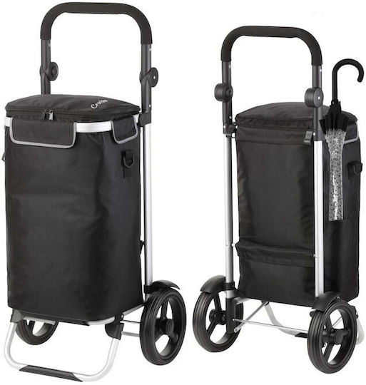 Allround Cruiser Shopping Trolley Black 45x35x100cm
