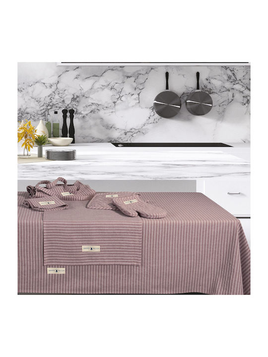 Greenwich Polo Club Kitchen Essential Collection Πετσέτα Κουζίνας από 100% Βαμβάκι σε Γκρι Χρώμα 45x30cm 2τμχ