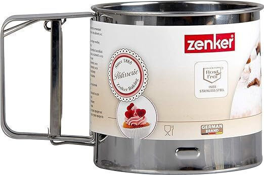 Zenker Powdered Sugar Sifter with Stainless Steel Mechanism Ø10cm
