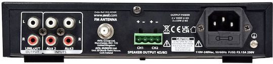 Adastra Παθητικά Σετ Ηχεία Εγκαταστάσεων 50W με Bluetooth Μαύρα