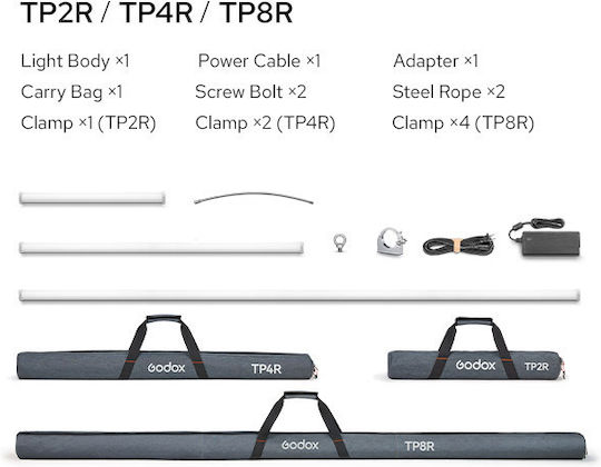 Godox TP2R KNOWLED Pixel RGBWW Light 2000-10000K
