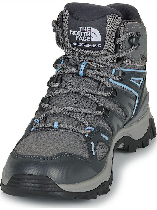 The North Face Hedgehog Damen Wanderschuhe Wasserdicht mit Gore-Tex-Membran Grau
