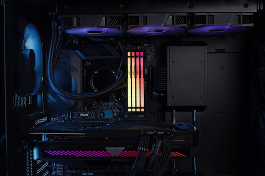 Kingston Fury Beast RGB DDR5 32GB RAM με 2x16GB Modules και Ταχύτητα 6000 για Desktop