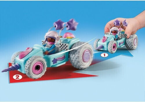 Playmobil Funstars Racing Unicorn pentru 4-10 ani