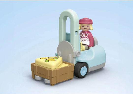 Playmobil Junior Πάγκος Βιολογικών Προϊόντων και Κλαρκ για 1-4 ετών