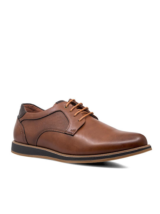 Giovanni Morelli Men's Synthetic Leather Casual Shoes Tabac Brown