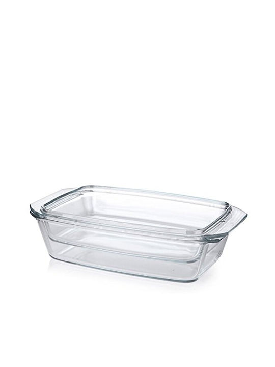 Simax Dutch Oven Rectangular Glass with Glass Lid 37.5x22.5cm 1pcs