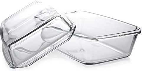 Simax Oală Dreptunghiulară de Sticlă cu Capac de Sticlă 37.5x22.5cm 1buc