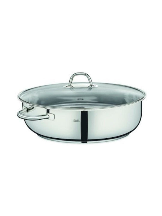 Fissler Dutch Oven Oval mit Glasdeckel 38x25cm 1Stück
