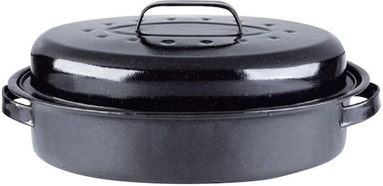Fylliana JM-C03 Dutch Oven Oval Made of Aluminum with Grill 42x32cm 1pcs