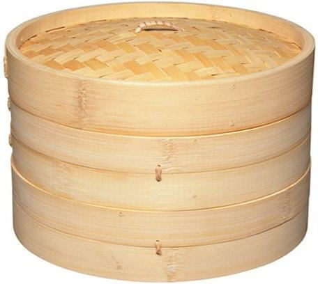 Kitchen Craft Кошница за пара от Бамбук за Тенджера 25εκ.