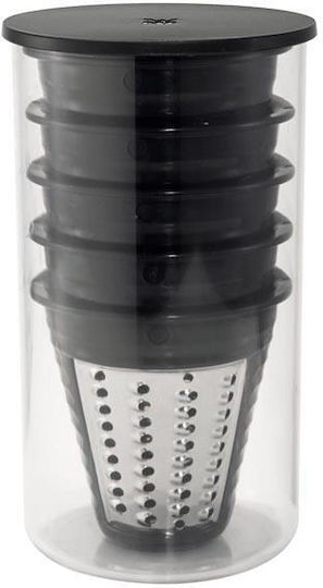 WMF Salad-To-Go Gemüseschneider / Obstschneider 150W Schwarz