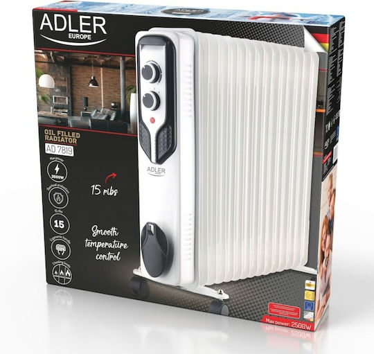 Adler Καλοριφέρ Λαδιού με Φέτες 2500W