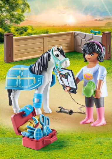 Playmobil Конете на водопада Ветеринар и кон за 4-10 години