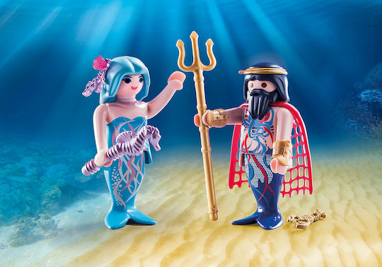 Playmobil Двойна опаковка Sea King and Mermaid за 4+ години години
