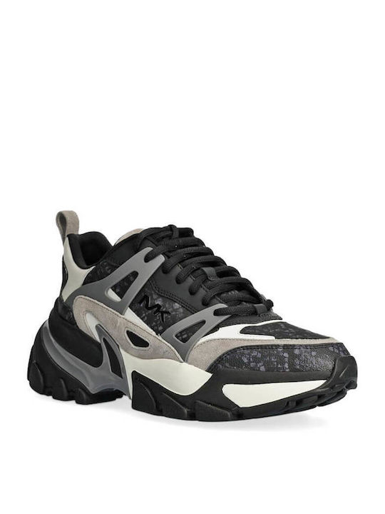 Michael Kors Nick Trainer Bărbați Sneakers Blk / Wh Multi