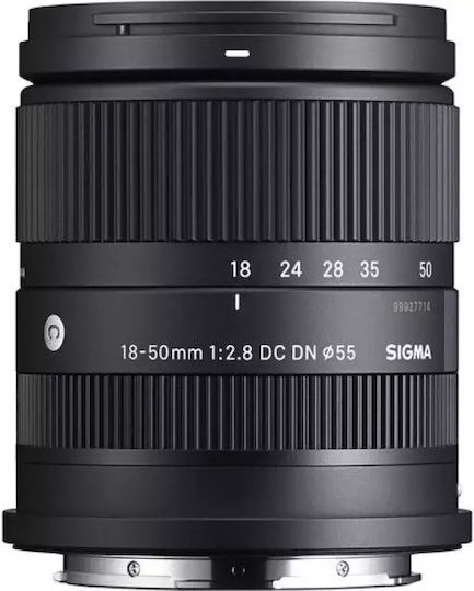 Sigma Crop Camera Lens 18-50mm F/2.8 DC DN Standard Zoom for Canon RF Mount Black