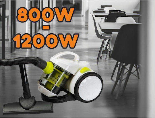 Hausberg HB-2090VR Прахосмукачка 700W С контейнер 1.5лт Бял