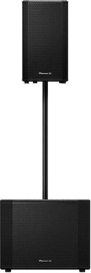 Pioneer DJ XPRS102 XPRS102 Aktiv Sprecher PA 500W mit Woofer 10" 29.9x31x52cm.