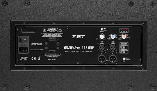 FBT VN2500 Ζεύγος Αυτοενισχυόμενων Ηχείων PA 3200W με Woofer 6.5"