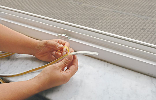 ArteLibre Self-Adhesive Tape Draft Stopper Door in White Color 18mx0.4cm