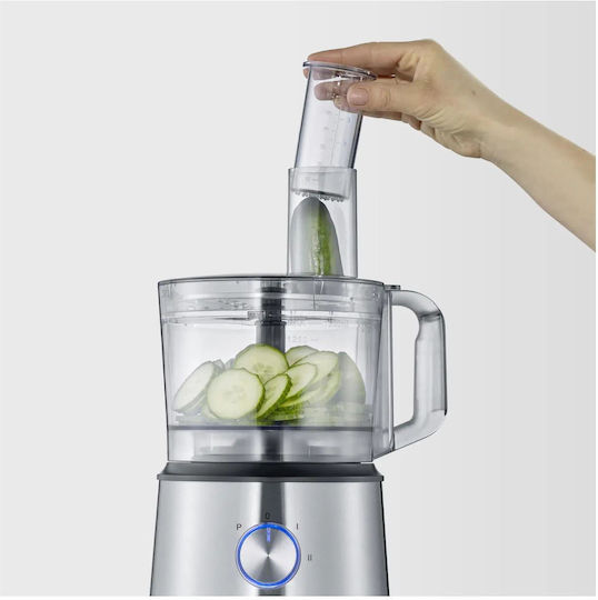 Severin KM 3892 Multifunctional Food Processor 1200W with Pot 1.5lt and Jug Blender Silver